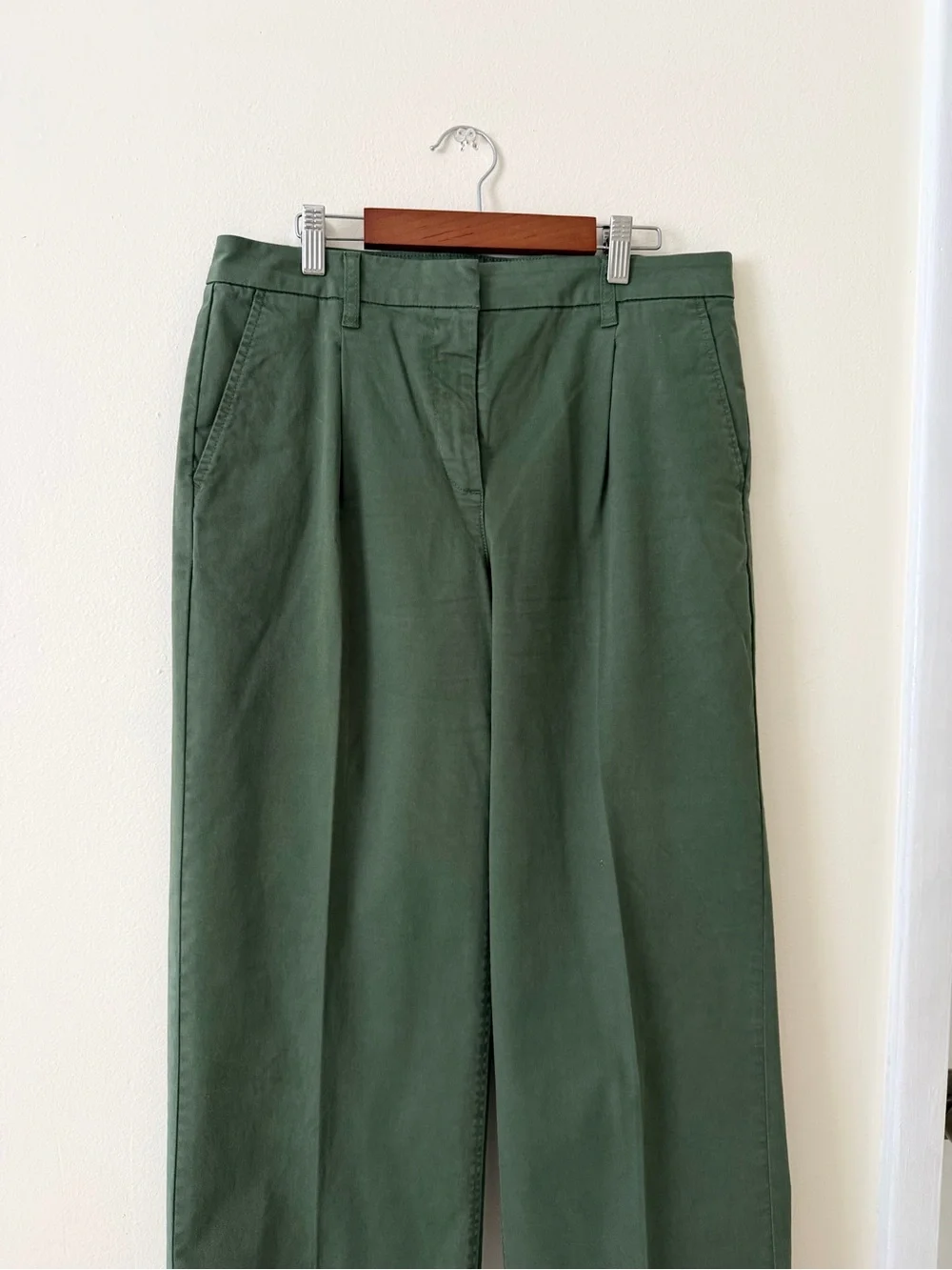 J. Crew Forest Green Boot-Cut Pants